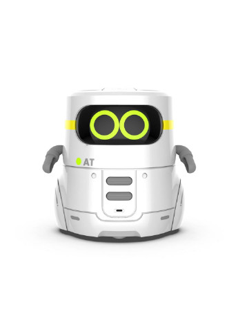 Интерактивная игрушка Умный робот с сенсорным управлением и обучающими карт белый (AT002-01-UKR) AT-Robot (254072568)