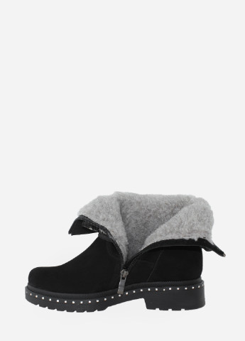 Зимние ботинки rd778 черный Digsi из натурального нубука