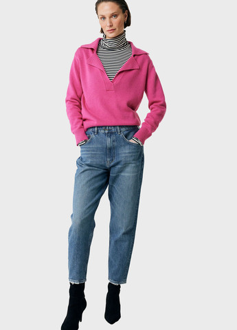 Малиновий демісезонний светр Mexx