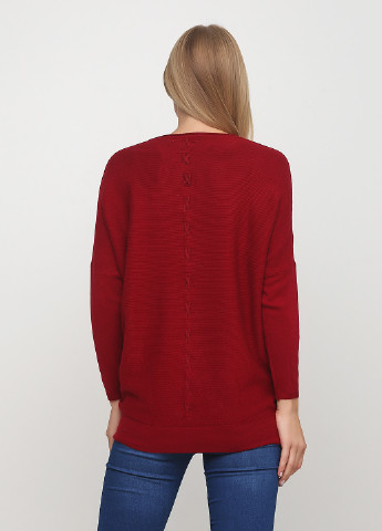 Бордовый демисезонный свитер M & D Fashion