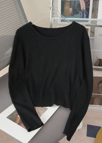 Чорний демісезонний джемпер джемпер SHEIN