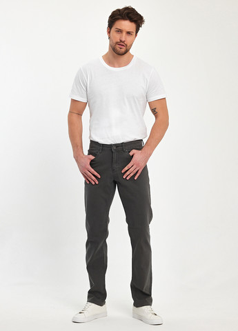 Темно-серые демисезонные зауженные джинсы Trend Collection