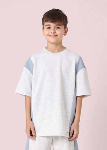 Білий літній костюм (топ, шорти) з шортами SHEIN