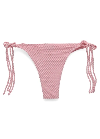 Розовые купальные трусики-плавки в клетку PrettyLittleThing