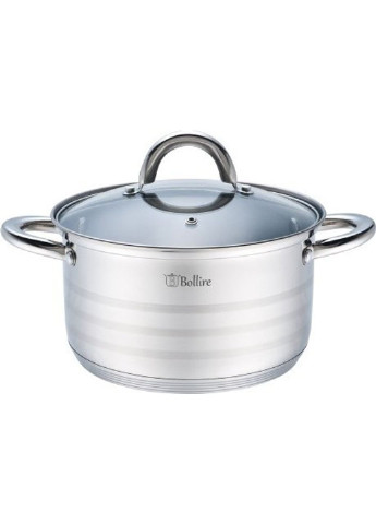 Кастрюля с крышкой BR-2004 5,2 л 24х13 см Bollire (253543393)