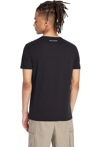 Чорна футболка Armani Exchange
