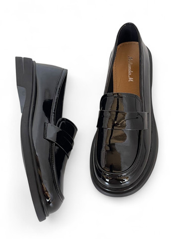 Melanda.M Туфлі лофери чорний з натуральна шкіра, — демісезон (361925833)