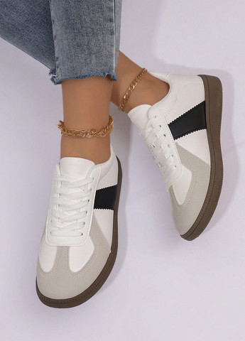 Кроссовки SHEIN белые демисезоны (365437982)