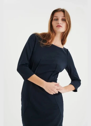 Темно-синя кежуал сукня InWear однотонна