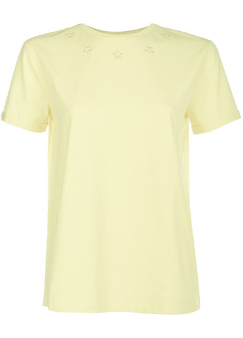 Желтая летняя футболка LOVE REPUBLIC