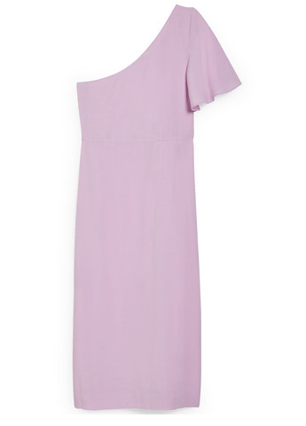 Бузкова кежуал сукня на одне плече C&A однотонна