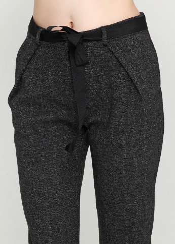 Грифельно-серые кэжуал демисезонные зауженные брюки Italian Style