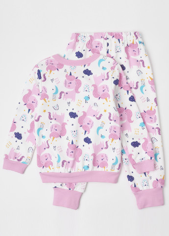 Молочная всесезон пижама (свитшот, брюки) свитшот + брюки Z16