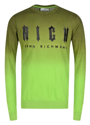 Зеленый демисезонный джемпер John Richmond