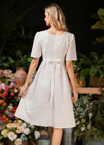 Білий кежуал сукня SHEIN однотонна