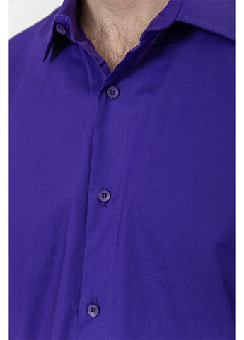 Фиолетовая кэжуал рубашка однотонная Ager