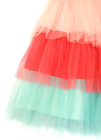 Разноцветная кэжуал однотонная юбка Vidoli клешированная