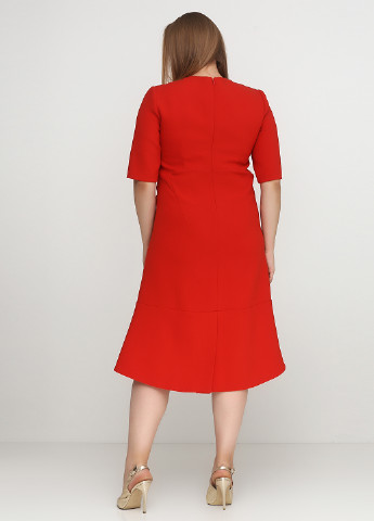 Красное кэжуал платье Marni однотонное