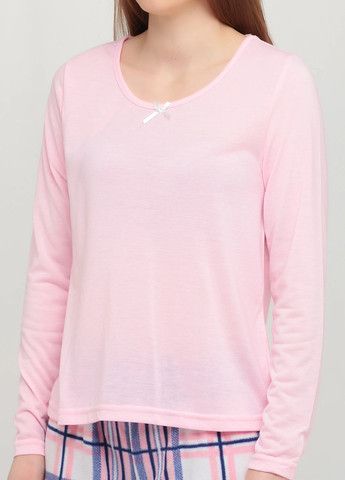 Светло-розовый демисезонный комплект (лонгслив, брюки) Studio