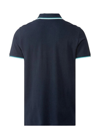 Темно-синяя футболка-поло для мужчин Livergy с надписью