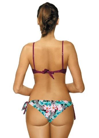 Бордовый демисезонный claudia 452-7 купальник (xxl) раздельный Marko