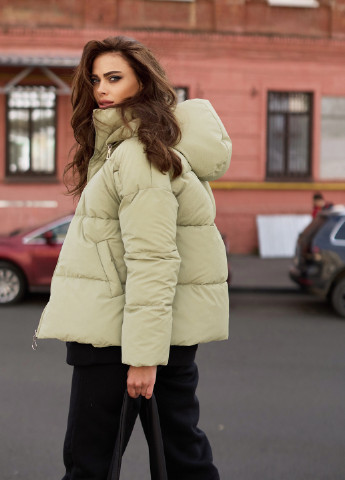 Оливкова зимня куртка ST-Seventeen