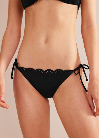 Черные купальные трусики однотонные Boden