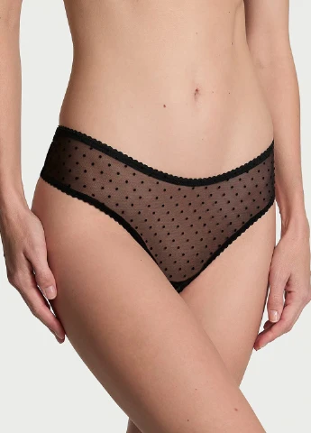 Чорний демісезонний комплект (бюстгальтер, трусики) Victoria's Secret