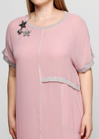 Розовое кэжуал платье Miss Dalida
