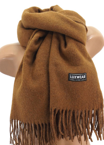 Жіночий кашеміровий шарф S128 Коричневий LuxWear s128009 (225001117)