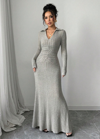 Сіра кежуал сукня SHEIN меланжева