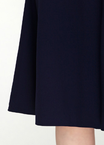 Темно-синяя офисная однотонная юбка Ralph Lauren миди