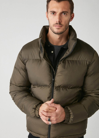 Оливковая (хаки) зимняя куртка Grimelange