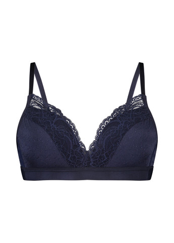 Темно-синій бюстгальтер Hunkemoller без кісточок поліамід