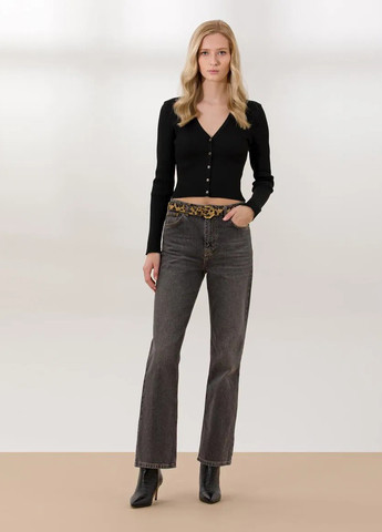 Черный демисезонный кардиган Pierre Cardin