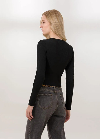 Черный демисезонный кардиган Pierre Cardin