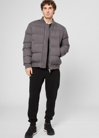 Темно-серый зимний Пуховик PRPY