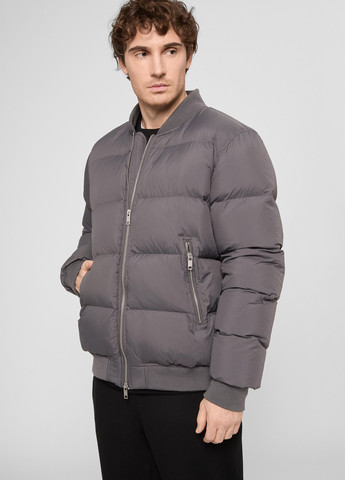 Темно-серый зимний Пуховик PRPY