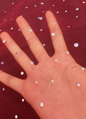 Бордова вечірня сукня а-силует SHEIN однотонна