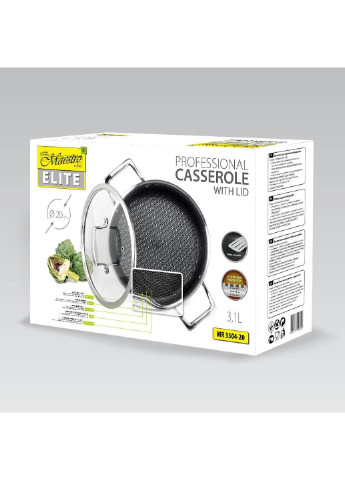 Каструля MR-3504-20 20 см 3.1 л Maestro (253629627)