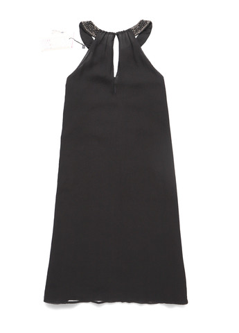 Черное кэжуал платье а-силуэт Vero Moda однотонное