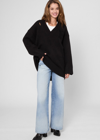 Чорний демісезонний пуловер пуловер PRPY