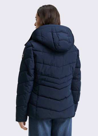 Темно-синя зимня куртка Tom Tailor