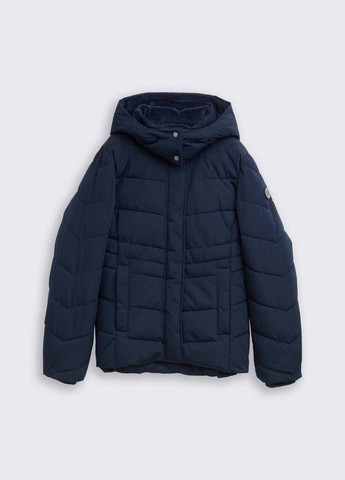 Темно-синя зимня куртка Tom Tailor