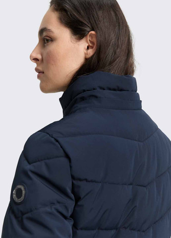 Темно-синя зимня куртка Tom Tailor