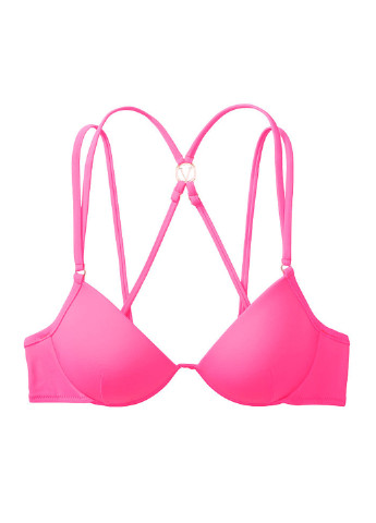 Розовый летний купальник (лиф, трусы) бикини Victoria's Secret