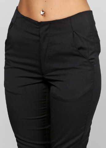 Черные кэжуал демисезонные зауженные брюки Silvian Heach