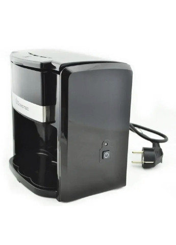 Електрична кавоварка MS0708 із двома чашками по 150 мл Domotec однотонна чорна