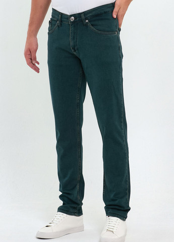 Синие демисезонные слим джинсы Trend Collection