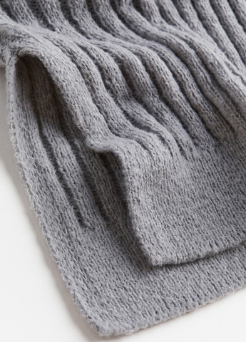 Сіра кежуал сукня сукня светр H&M однотонна